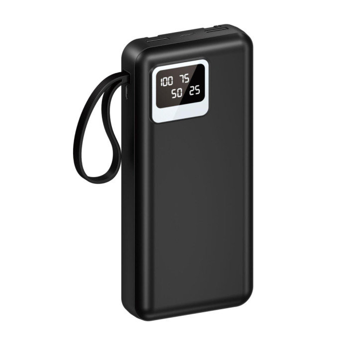 Батарея універсальна XoKo 20000mAh, 10W, LED flashlight, black (WK-R37)