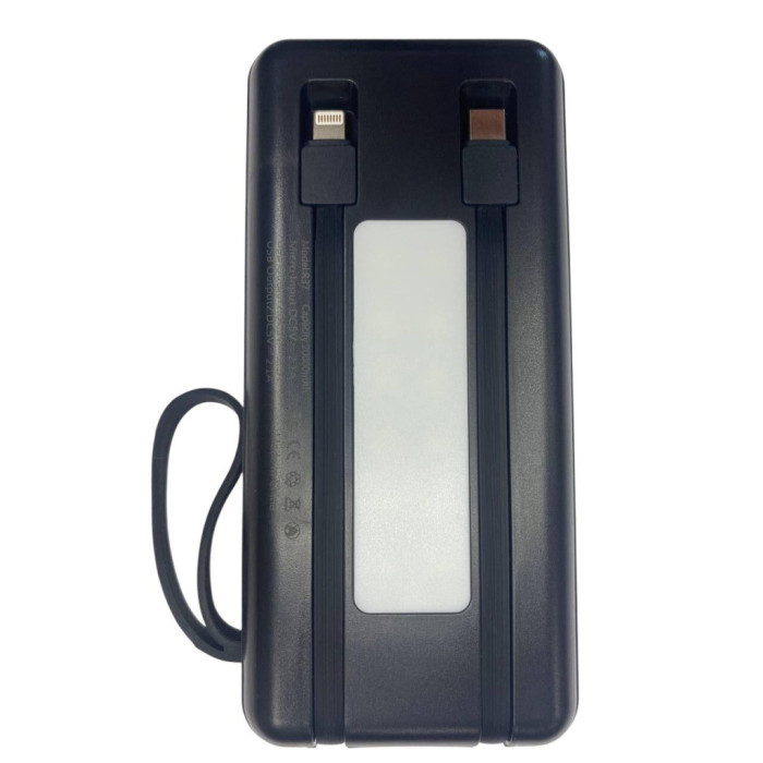 Батарея універсальна XoKo 20000mAh, 10W, LED flashlight, black (WK-R37)