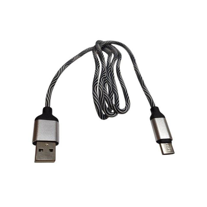 Дата кабель USB 2.0 AM to USB-C 1.0m 2.4A gray XoKo (XK-CTC-005-GR)