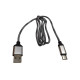 Дата кабель USB 2.0 AM to USB-C 1.0m 2.4A gray XoKo (XK-CTC-005-GR)