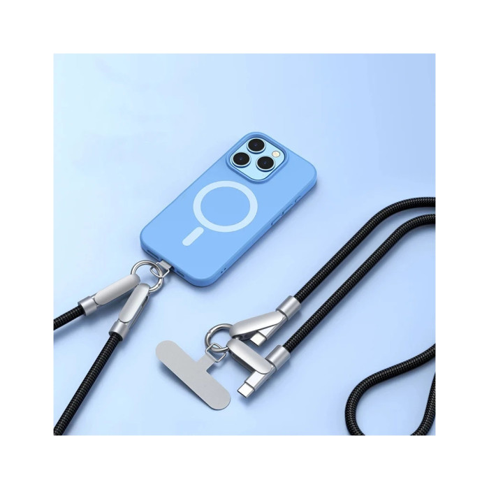 Дата кабель USB-C to USB-C 1.2m PD3.1 100W braided gray XoKo (XK-SC-HLD-200-GR)