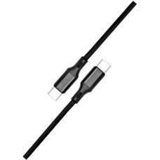 Дата кабель USB-C to USB-C 1.0m SC-230a black XoKo (XOKO SC-230a-BK)