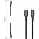 Дата кабель USB-C to USB-C 1.0m SC-230a black XoKo (XOKO SC-230a-BK)