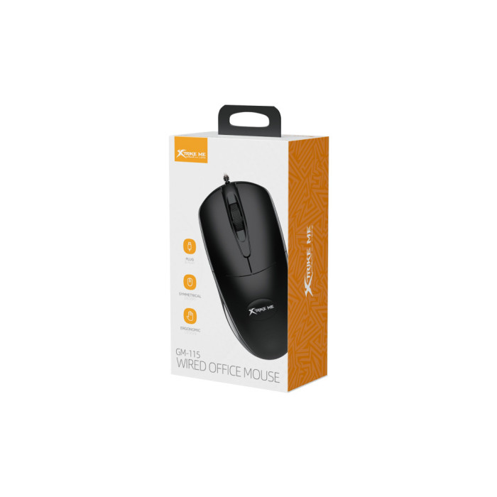 Мишка Xtrike ME GM-115 USB Black (GM-115)