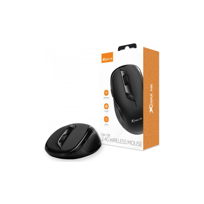 Мишка Xtrike ME GW-109 Wireless Black (GW-109)