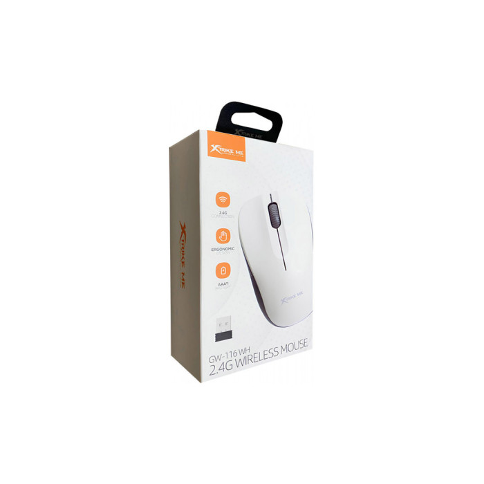 Мишка Xtrike ME GW-116 Wireless White (GW-116WH)