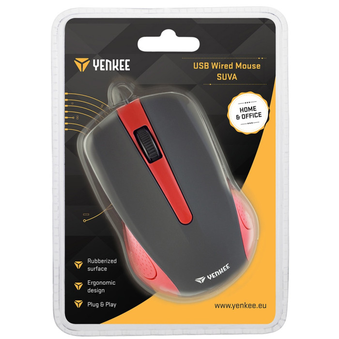 Мишка YENKEE YMS 1015RD USB Rad (45010821)