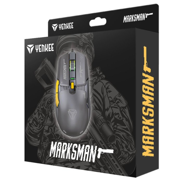 Мишка YENKEE YMS 3600BK Marksman USB Black (45021055)