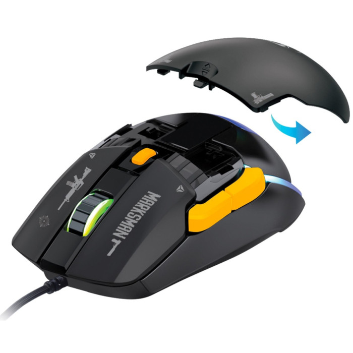 Мишка YENKEE YMS 3600BK Marksman USB Black (45021055)