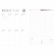 Тижневик Yes недатований Symphony A6 432 сторінки Pattern (252053)