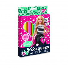 Олівці кольорові Yes Barbie 18 кол (290600)