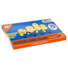 Пластилін Yes Minions 6 кольорів 120 г (540629)