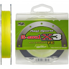 Шнур YGK G-Soul X3 150m Yellow 0.3/0.094mm 4.5lb (5545.00.28)