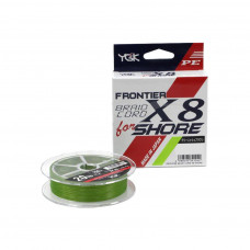 Шнур YGK Frontier Braid Cord X8 150m Green 0.8/0.148mm 14lb/6.3kg (5545.02.95)