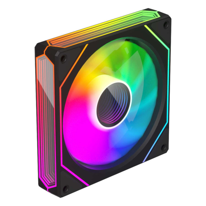 Кулер до корпусу Zezzio PRISM 6 Pro ARGB Black Reverse