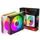 Кулер до корпусу Zezzio PRISM 6 Pro ARGB Black Reverse