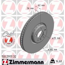 Гальмівний диск ZIMMERMANN 150.2917.32