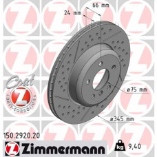 Гальмівний диск ZIMMERMANN 150.2920.20