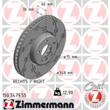 Гальмівний диск ZIMMERMANN 150.3479.55