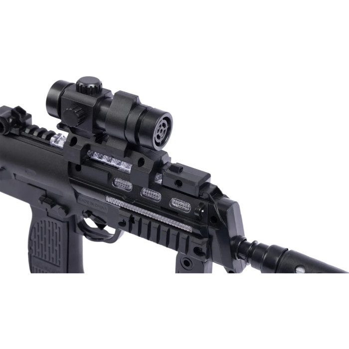 Іграшкова зброя ZIPP Toys Автомат світло-звуковий HK MP7 Чорний (810B)
