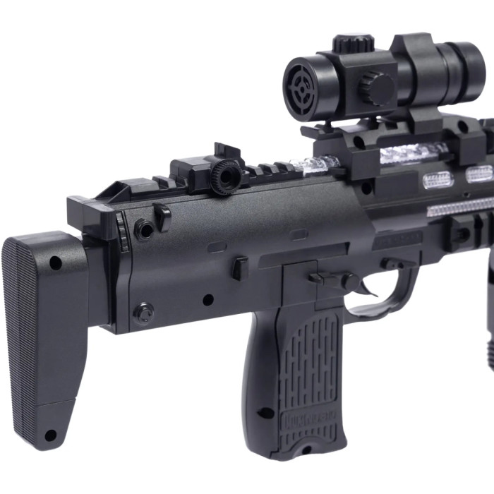 Іграшкова зброя ZIPP Toys Автомат світло-звуковий HK MP7 Чорний (810B)