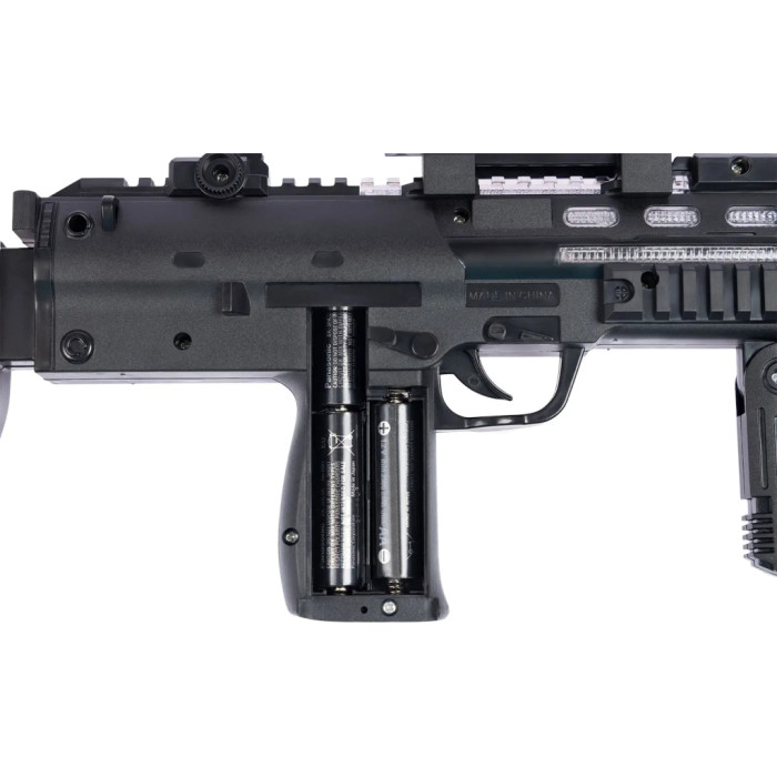 Іграшкова зброя ZIPP Toys Автомат світло-звуковий HK MP7 Чорний (810B)