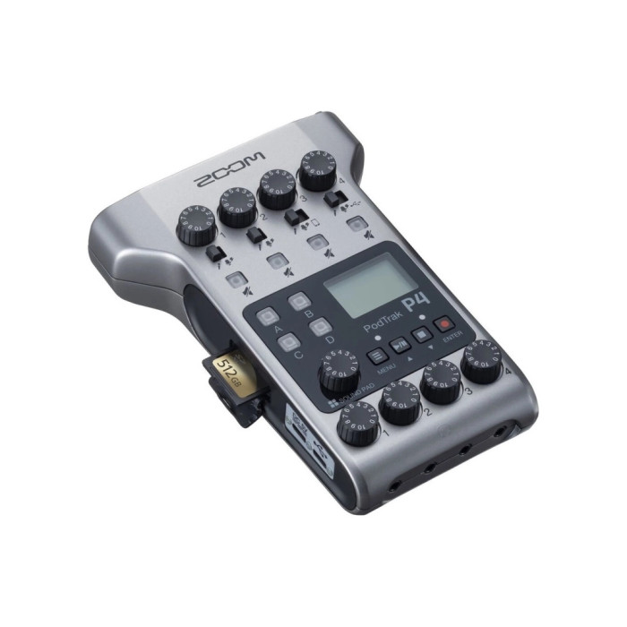 Цифровий диктофон Zoom PodTrak P4 рекордер (286994)