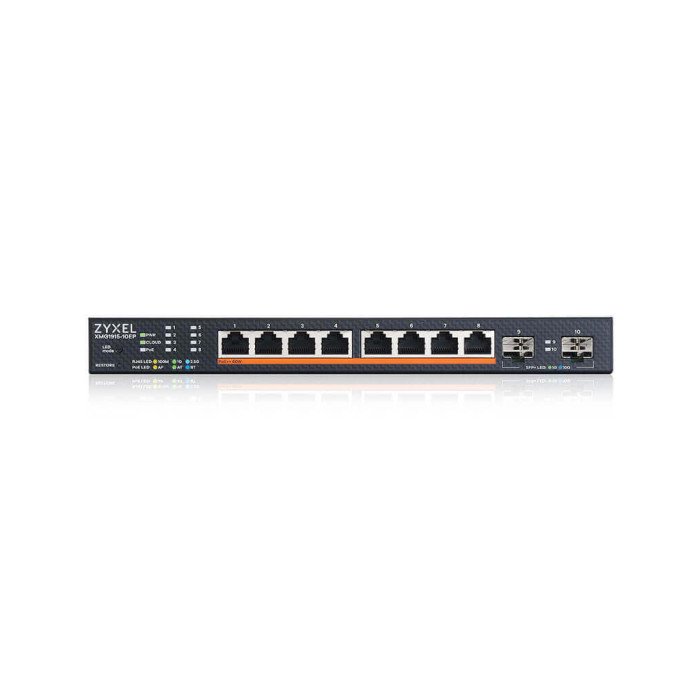 Комутатор мережевий ZyXel XMG1915-10EP (XMG1915-10EP-EU0101F)